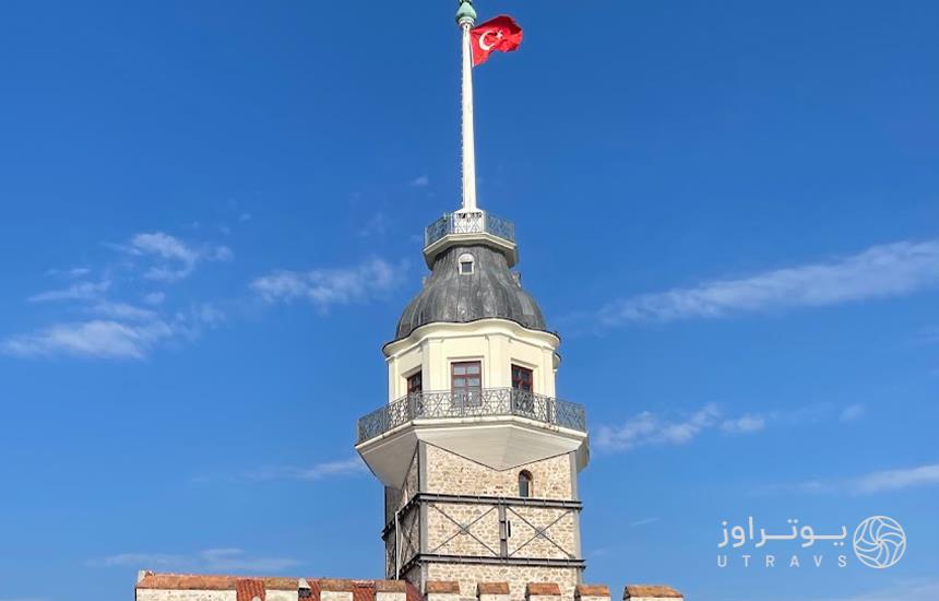 عکس برج دختر در استانبول 